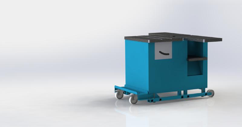 Låt mig presentera en helt nydesignad transportvagn till den klassiska kombimaskinen W57!